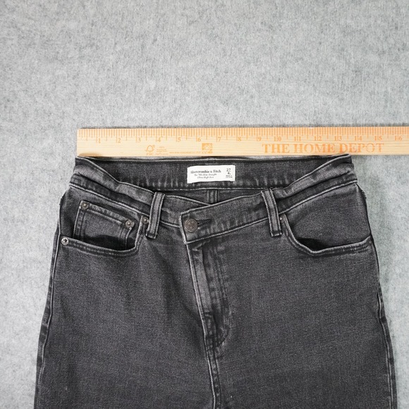 Abercrombie &‎ Fitch Jeans Womens 27 4L Tall  Ultra High Rise 90s Slim Straight - Picture 4 of 10